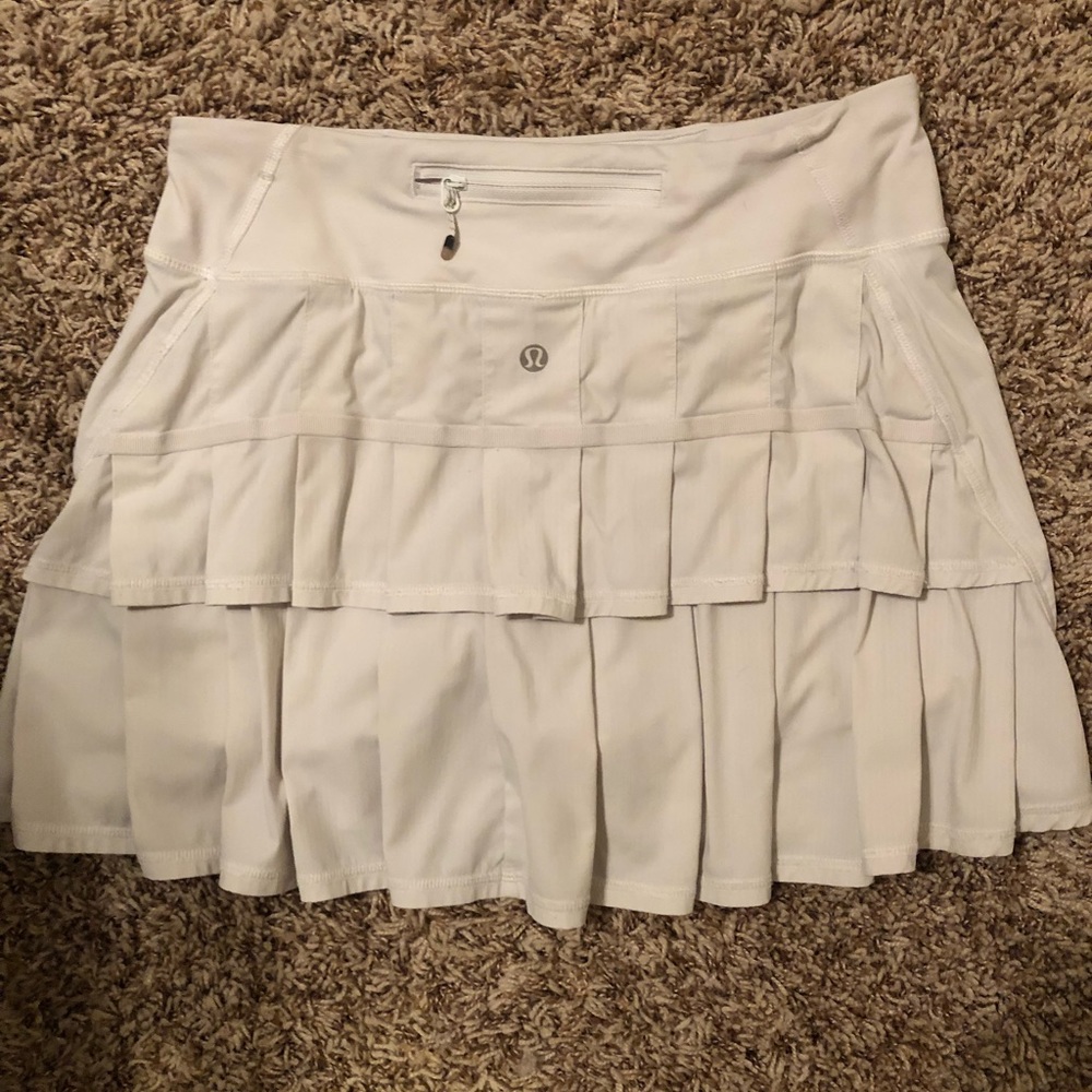 Lulu Lemon Pacesetter White Skirt